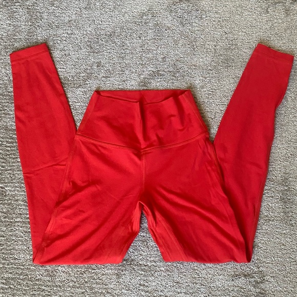 Lululemon Wunder Train High Rise Tight 25” in Hot Heat - Picture 7 of 11